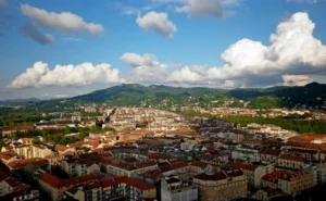 Vista panoramica di Torino, dalla Mole Antonelliana