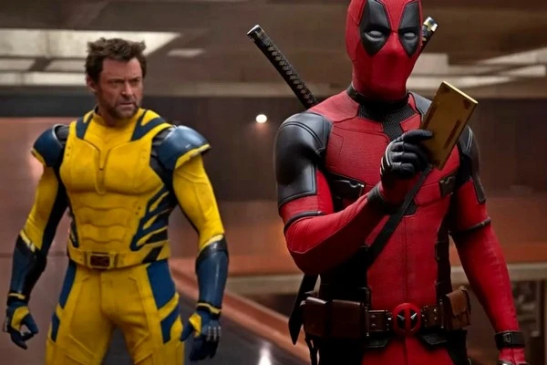 Cinema. Scena del film Deadpool & Wolverine