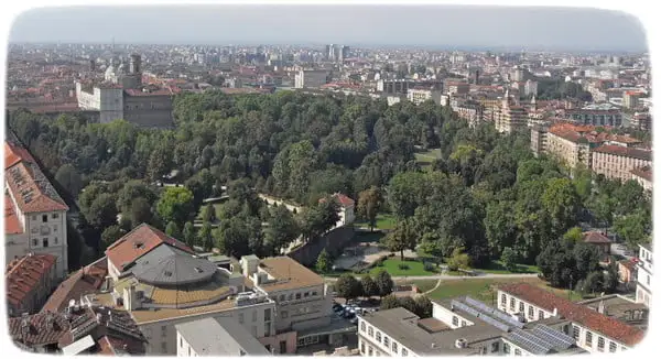 Vista panoramica di Torino dalla Mole Antonelliana