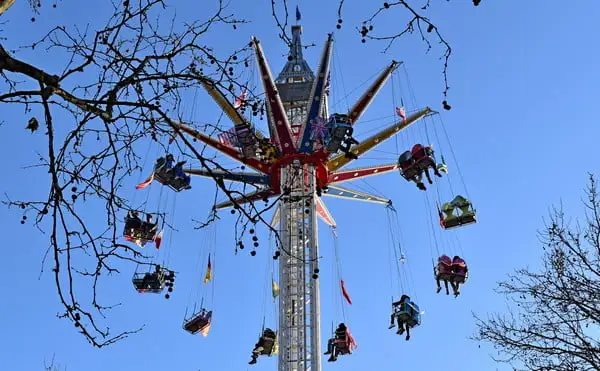 Luna Park della Pellerina, Torino. Giostra.