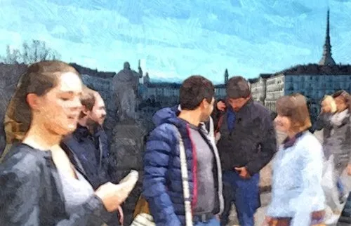 Studenti, giovani, ragazzi e ragazze a Torino